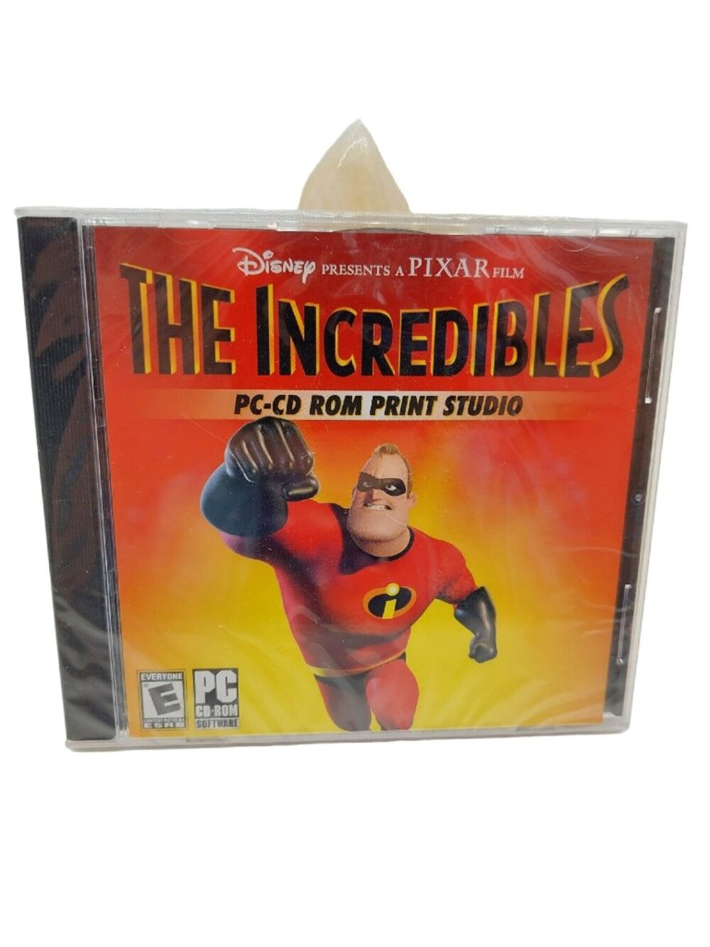 The Incredibles PC CD-ROM Print Studio Disney Pixar Windows 98/Me/XP Game Sealed